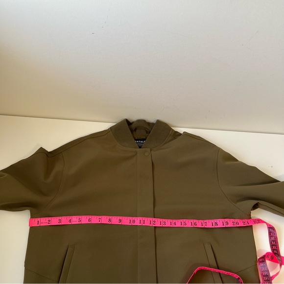 Athleta Olive Green Bomber Jacket - Picture 10 of 11